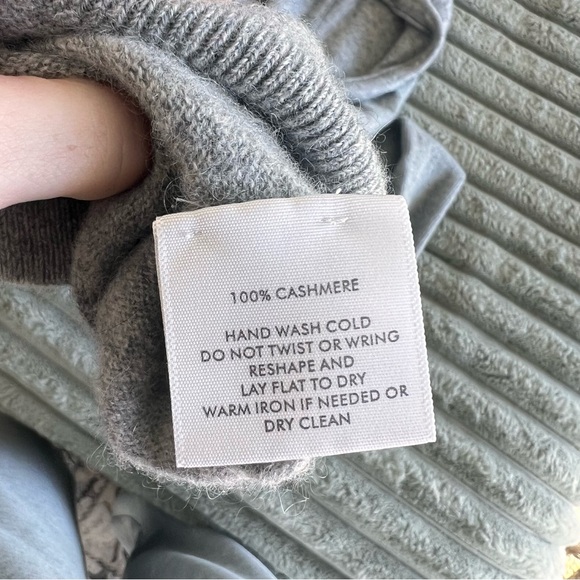 White + Warren 100% Cashmere Full Zip Hoodie- XS-M - Picture 8 of 9